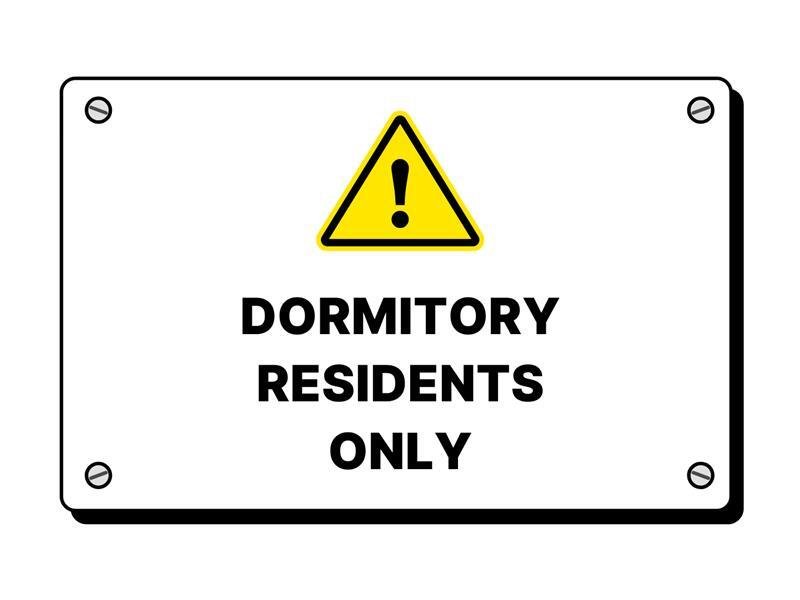 No Outside Visitors